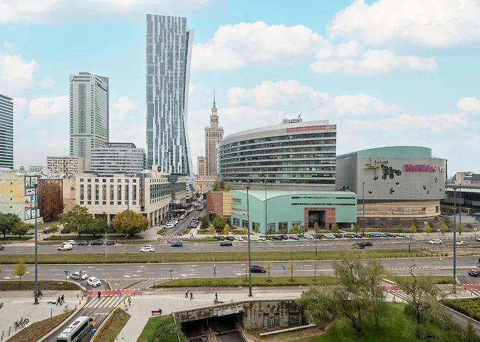 Przytulne Studio W Centrum Warszawy Z Widokiem Na Miasto, Wanna I Balkonem By Rent Like Home