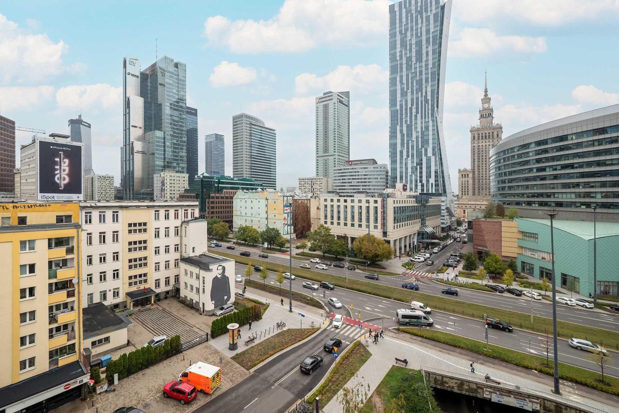Przytulne W Centrum Warszawy Z Widokiem Na Miasto, Wanna I Balkonem By Rent Like